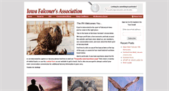 Desktop Screenshot of iowafalconer.com